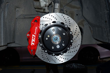 Cuatro pistón TEI Racing Big Brake Kit para Honda Civic con el rotor de 355*32m m