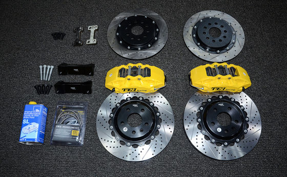 BBK para Audi A3 instaló equipos grandes del freno 6 calibradores del pistón con la rueda P60S del rotor 18inch de 355*32m m