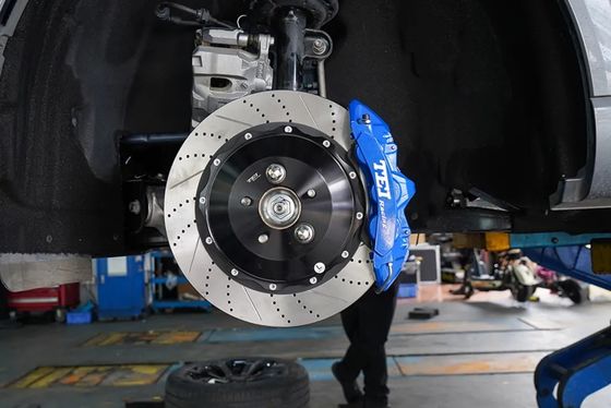 Rotor forjado pote grande del disco del calibrador 405x34m m del equipo 6 del freno para el EXPLORADOR de FORD 2015-2020 22&quot; rueda