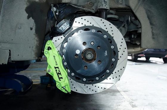 Calibrador grande del verde de Kit Front Rear Brake Caliper Rear E-BRAKE del freno para AUDI Q5 201-2021 19/20&quot; rueda