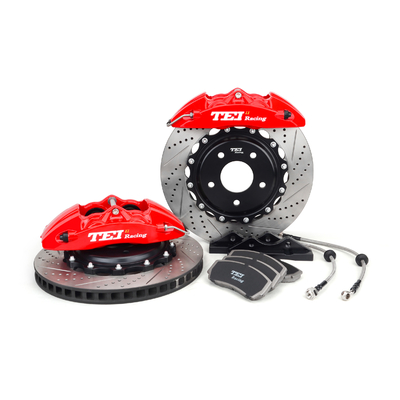 comprar 4 calibre de pistón con 330 * 28 disco Tei Kit de freno de carreras para el año 2019 17 pulgadas del borde del coche Honda Civic Fabricación en línea