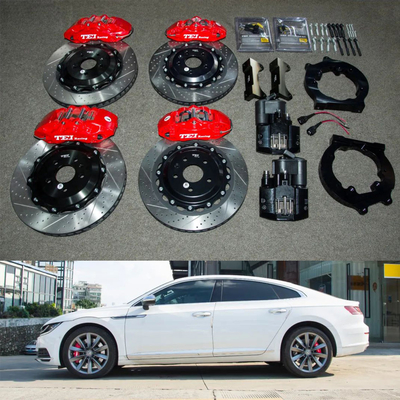comprar 19 pulgadas de CC VW Kit de freno grande delantero 6 pistón Calier y trasero 4 pistón Caliper con mantener EPB pequeño caliper Fabricación en línea