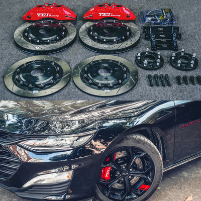 comprar Kit de freno de calibre de 6 pistones de carreras con 355 * 32 mm disco de alto carbono de carreras para Chevrolet Malibu XL de 18 pulgadas Fabricación en línea
