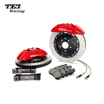 comprar P60ES 6 Calibre de pistón 355*32mm 378*32mm Kit de freno del rotor Perforado / con ranuras / perforado y disco con ranuras Seleccionable Fabricación en línea