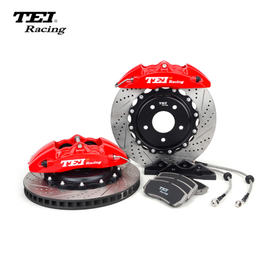 comprar P40ns 4 calibre de pistón con 300/330 * 28 mm Kit de freno delantero de disco para automóviles de ruedas de 16/17 pulgadas Fabricación en línea