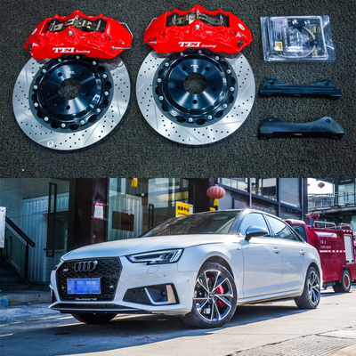 comprar Audi Kit de freno grande delantero para A4 B9 18 pulgadas Kit de freno de calibre de pistón de 6 pulgadas con rotor 355 * 32 mm Fabricación en línea