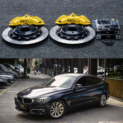 comprar P60ES BMW Kit de freno grande para la serie 3 GT 18 pulgadas delantera delantera del coche 6 pistón calibre de freno Kit de freno automático Aystem Fabricación en línea