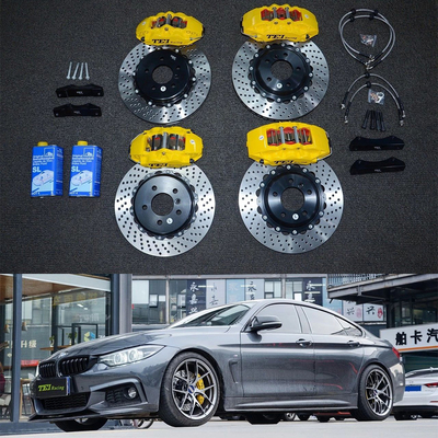 comprar Kit de frenos BBK para BMW Serie 4 F36 18 pulgadas delantero del coche 6 pistón y trasero 4 pistón Kit de freno Sistema de freno automático Fabricación en línea