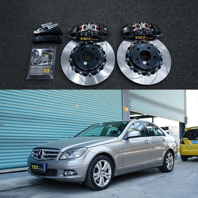 comprar W204 Mercedes Kit de freno grande 17 pulgadas delantero delantero del coche 4 Kit de freno de pistón sistema de freno automático Fabricación en línea
