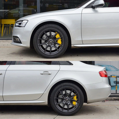 comprar Kit de frenos BBK para Audi A4 B8 18 pulgadas delantera delantera 6 pistón y trasera 4 pistón calibre para mantener la función EBP Fabricación en línea