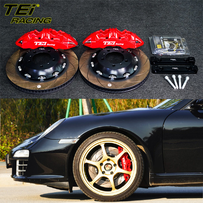 comprar Kit de freno delantero grande 6 calibre de pistón con rotor de 378 * 32mm sistema de freno automático BBK para Porsche 911 19 pulgadas del borde del coche Fabricación en línea
