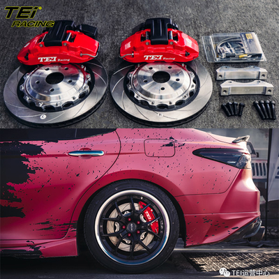 comprar Kit de freno trasero de 4 pistones EPB Caliper con rotor de 355x28mm BBK Sistema de freno automático para Toyota Camry Fabricación en línea