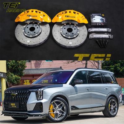 comprar Kit de freno delantero grande 10 calibre de pistón con rotor de 400x36mm sistema de freno automático BBK para Trumpchi GS8 llano de coche de 21 pulgadas Fabricación en línea