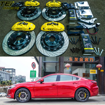 comprar Frente de 6 pistones y trasero de 4 pistones Caliper con E-freno Caliper BBK Sistema de freno automático para ATENZA 19 pulgadas Fabricación en línea