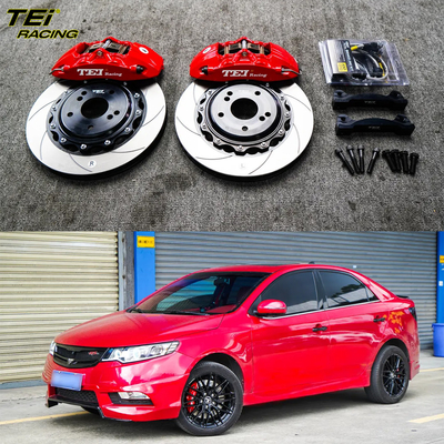 comprar Kit delantero de freno grande 4 calibre de pistón con rotor 330x28mm BBK sistema de freno automático para KIA Forte 17 pulgadas llano de coche Fabricación en línea
