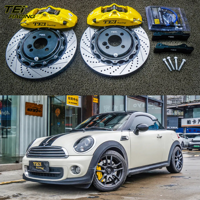 comprar Kit de freno delantero de 4 pistones Caliper con rotor de 330x28mm Sistema de freno automático BBK para MINI Cooper 17 pulgadas de borde de coche Fabricación en línea