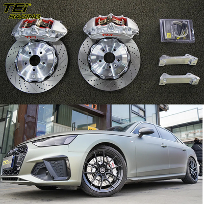 comprar Kit de freno delantero grande 6 Piston Caliper con rotor de 378x32mm BBK sistema de freno automático para Audi A4b9 19 pulgadas llano de coche Fabricación en línea