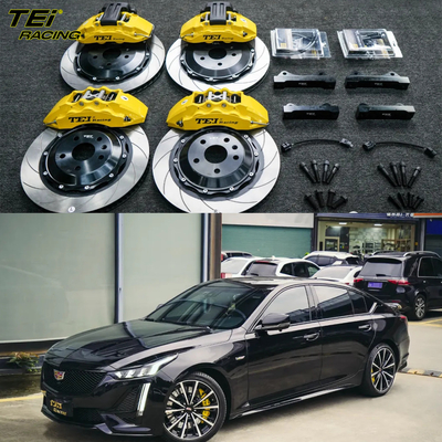 comprar 6 pistones delantero y 4 pistones traseros con pinza de freno E BBK sistema de freno automático Para Cadillac CT5 19 pulgadas llano Fabricación en línea