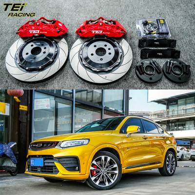 comprar Kit de freno delantero de 6 pistones Caliper con rotor de 378x32mm BBK Sistema de freno automático para Geely Tugella 20 pulgadas del borde del coche Fabricación en línea