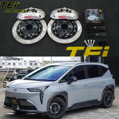 comprar Kit de freno delantero de 6 pistones calibre con rotor 330x28mm sistema de freno automático BBK para AION Y 17 pulgadas de llano de coche Fabricación en línea