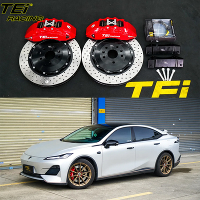 comprar Kit de freno delantero grande 6 calibre de pistón con rotor de 378x32mm sistema de freno automático BBK para Deepal SL03 19 pulgadas del borde del coche Fabricación en línea