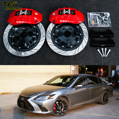 comprar Kit de freno delantero grande 6 pinzas de pistón con 378x32mm rotor BBK sistema de freno automático para Lexus ES260 19 pulgadas del borde del coche Fabricación en línea