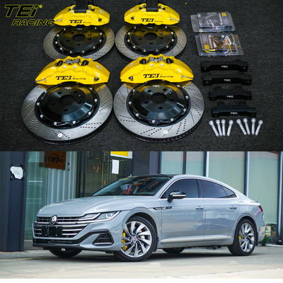 comprar Frente 6 pistón y trasero 4 pistón calibre BBK sistema de freno automático para Volkswagen CC 19 pulgadas Fabricación en línea