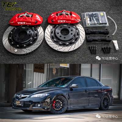 comprar Kit de freno delantero de 4 pistones Caliper con rotor de 330x28mm BBK sistema de freno automático para Mazda6 17 pulgadas del borde del coche Fabricación en línea