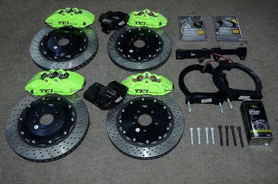 comprar P60S 6 pistón con rotor de 355 * 32 mm para Jaguar XFL P40S-R delantero con rotor de 345 * 28 mm para la rueda trasera de 18 pulgadas Fabricación en línea