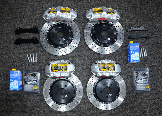 comprar Kit de freno grande BBK para Toyota Highlander 20 pulgadas rueda 6 pistones calibre con 405 * 34mm rotor Fabricación en línea