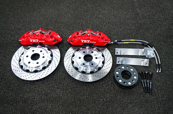 comprar TEI Racing BBK P60NS 6 pistón Forjado dos piezas Caliper Kit de freno para Cadillac XT5 19 pulgadas Rueda delantera Fabricación en línea