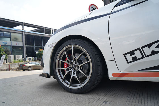 comprar Honda Civic EG6 EK9 EX Seden P40S 4 Piston Forjado Caliper Con 330 * 28mm Rotor 17 pulgadas Rueda Fabricación en línea