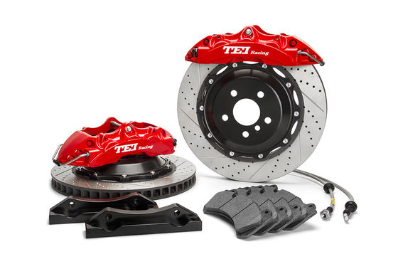comprar Audi A6 BBK Kit de freno grande 6 pistón forjado dos piezas calibre 19 pulgadas rueda delantera Fabricación en línea
