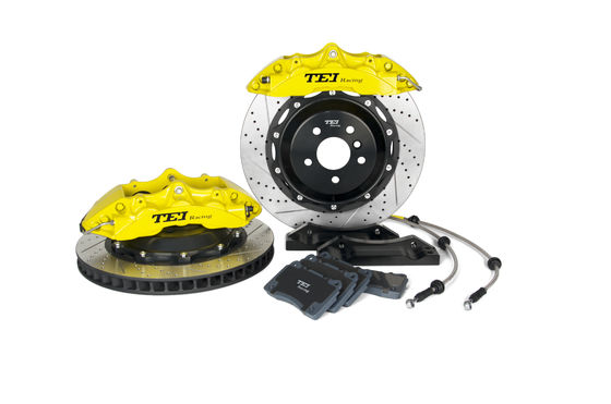 comprar Audi A4 A5 A6 A7 BBK Kit de freno grande 6 pistón forjado de dos piezas calibre 19 pulgadas rueda delantera Fabricación en línea