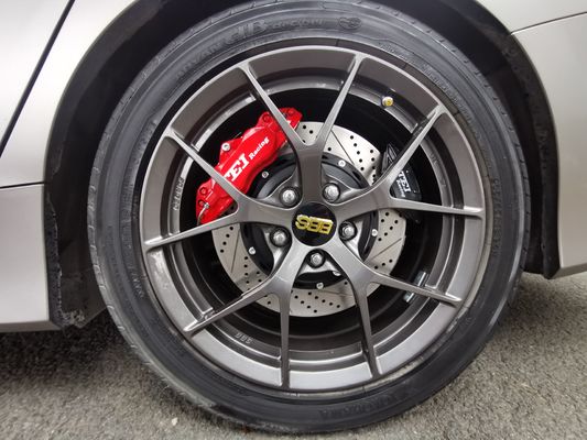 comprar BBK para Honda Accord Kit de freno grande 6 Calibre de pistón con 355 * 32mm Rotor Rueda delantera y EBP trasera Fabricación en línea
