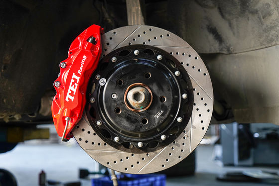 comprar BBK para Audi A4 B9 6 Caliper de pistón con rotor de 355 * 32mm Kit de freno de ruedas de 18 pulgadas Fabricación en línea