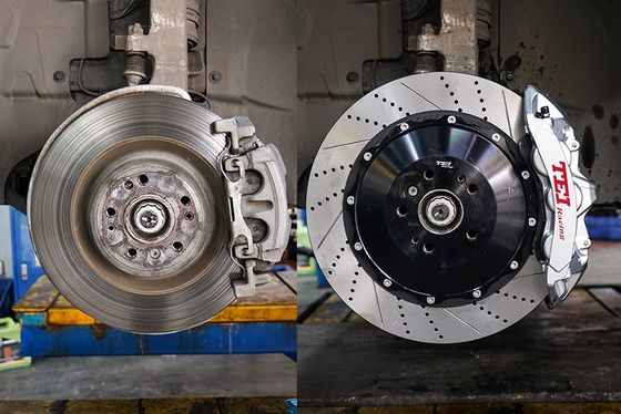 comprar Kit de freno grande para Benz GLS 6 pinzas de pistón con 405 mm de rotor delantero 20 pulgadas 4 pinzas de pistón con aparcamiento eléctrico Fabricación en línea