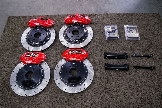 comprar S60 6 Kit de freno BBK de pistón para Nissan Patrol 20 pulgadas Rueda delantera 405 * 34mm Rotor delantero y trasero Fabricación en línea