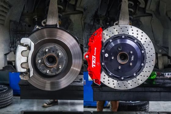 comprar Kit de freno grande Caliper forjado con disco perforado 378x32MM para Infiniti FX35 FX37 FX45 FX50 Q50 Q50L Q50S 2013-2021 Fabricación en línea