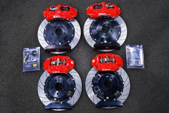 comprar Kit de pinzas de freno delantero trasero grande uno - pieza forjada de pinzas de freno para FX35 FX36 FX45 FX50 rueda de 20 