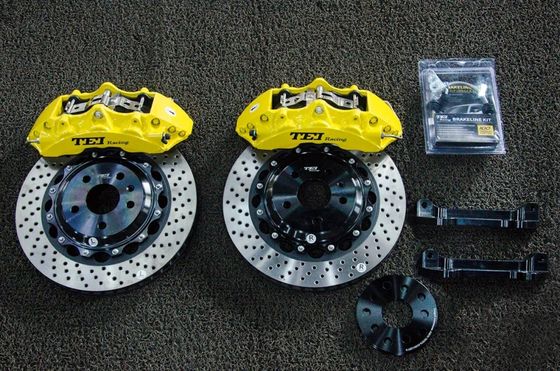 comprar Calibre de freno grande delantero 6 Calibre forjado de pistón con rotor de disco perforado de 355x32mm para AUDI A3 2010-2021 18/19/20