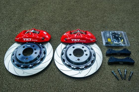 comprar Kit de freno frontal grande con rotor de disco ranurado de 355x32mm para BMW Serie 3 320 325 328 330 335 340 350 18 