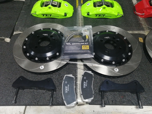 comprar Calibre forjado Kit de freno de pistón delantero 4 355x28MM Rotor para BMW MINI COOPER F54 F55 F56 F55 F57 F60 2010-2019 Rueda de 18
