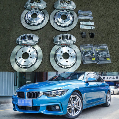 Aleación BMW Big Brake Kit para 4 Series 18 pulgadas Car Rim delantero y trasero 4 Piston Brake Kit Auto Brake System
