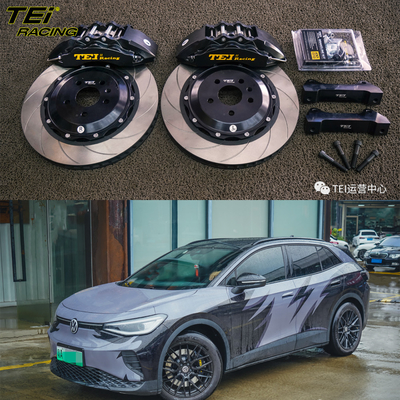 Kit de freno delantero de 6 pistones Caliper con rotor de 378x32mm BBK Sistema de freno automático para Volkswagen ID.4 20 pulgadas del borde del coche