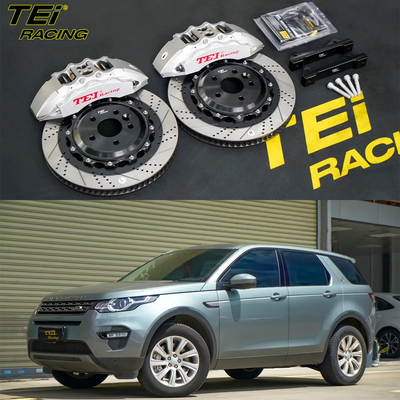 Kit de freno delantero grande 6 pinzas de pistón con rotor de 355 * 32 mm Sistema de freno automático BBK para Range Rover Evoque 18 pulgadas del borde del automóvil