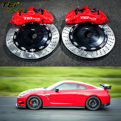 Kit de freno delantero de 6 pistones Caliper con rotor de 405x34mm BBK sistema de freno automático para Nissan GTR 20 pulgadas del borde del coche