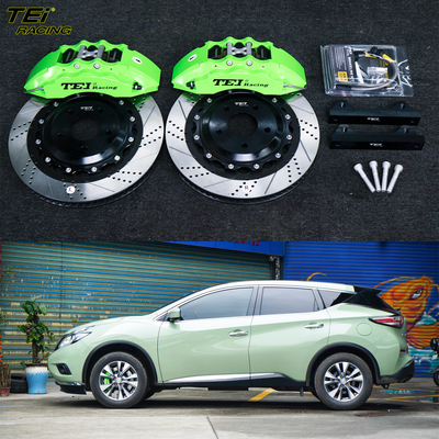 Kit de freno delantero grande 6 calibre de pistón con rotor de 355x32mm sistema de freno automático BBK para Nissan Murano 18 pulgadas del borde del coche