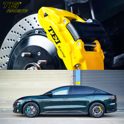 Kit de freno trasero de 6 pistones Caliper con rotor de 380 * 28 mm Sistema de freno automático BBK para BYD Han 19 pulgadas del borde del coche