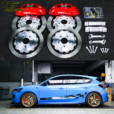 BBK Front 6pot calibre 355 * 32mm rotor y la actualización trasera 324mm kit de rotor sistema de frenos automático para Ford Focus 18 pulgadas de aro